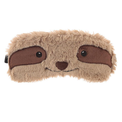 Plush Brown Sloth Eye Mask