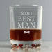 Personalised Best Man Glass Tumbler