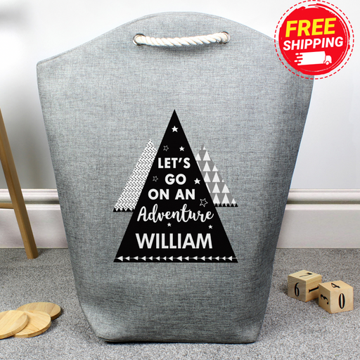 Personalised Adventure Is Out There Toy Storage Bag