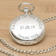 Engraved Any Message Pocket Fob Watch