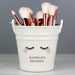 Personalised Eyelashes Porcelain Storage Bucket Or Pot - Myhappymoments.co.uk