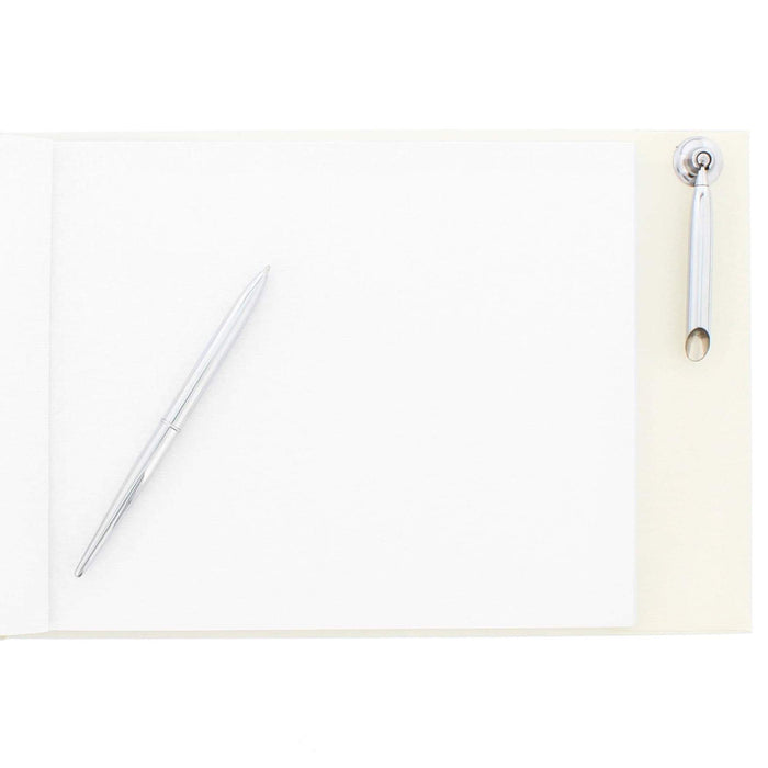 Personalised Happily Ever After Wedding Guest Book & Pen