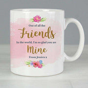 Personalised Floral Watercolour Mug - Myhappymoments.co.uk