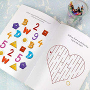 Personalised Wedding Activity Book with Stickers - Myhappymoments.co.uk
