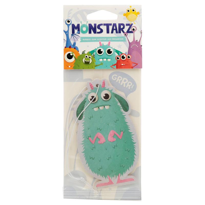 Turquoise Monstarz Monster Bubble Gum Scented Air Freshener