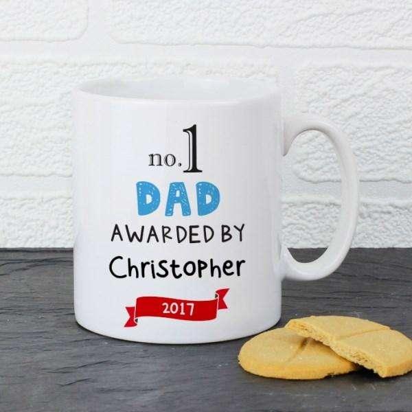 Personalised no.1 Awarded By Mug - Myhappymoments.co.uk