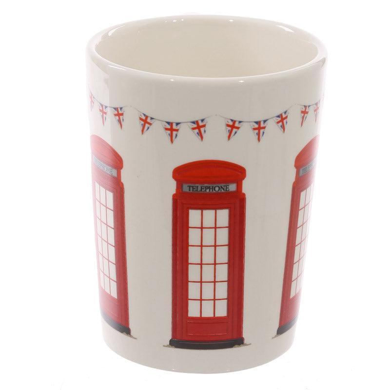 London Red Telephone Box Ceramic Shaped Handle Mug