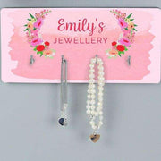 Personalised Floral Wall Hooks - Myhappymoments.co.uk