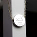 Personalised Leo Zodiac Star Sign Silver Tone Necklace (July 23rd - August 22nd) - Myhappymoments.co.uk