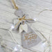 Personalised In Loving Memory Forever In Our Hearts Wooden Angel Decoration - Myhappymoments.co.uk