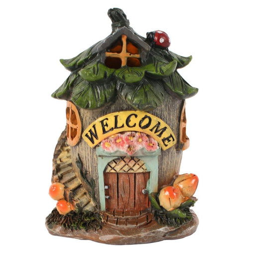 Small Fairy Welcome House with LED