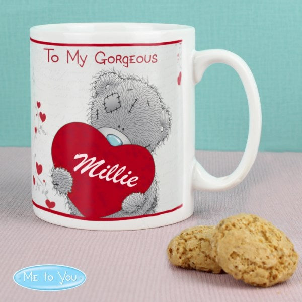 Personalised Me to You Big Heart Mug - Myhappymoments.co.uk