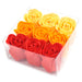 Set of 9 Soap Flower Box - Peach Roses - Myhappymoments.co.uk