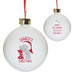 Personalised Me To You 1st Christmas Bauble