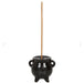 Pentagram Cauldron Ceramic Incense Holder