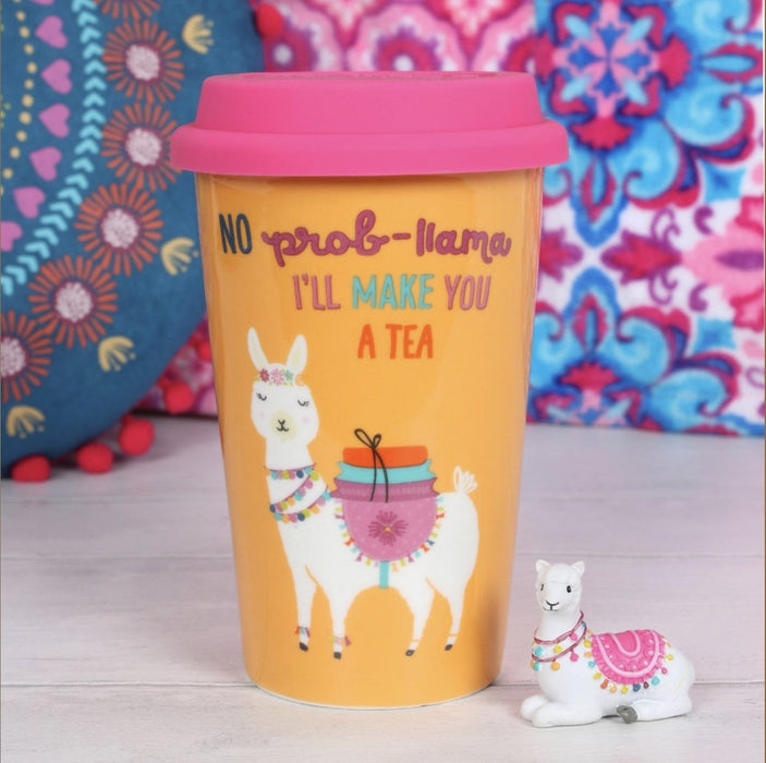 Llama Thermal Travel Mug