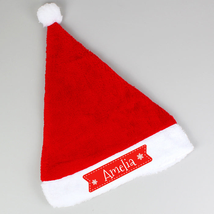 Personalised Star Santa Hat