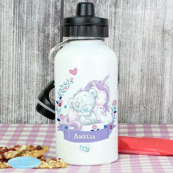 Personalised Tiny Tatty Teddy Unicorn Water Bottle - Myhappymoments.co.uk