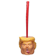 Fun President Donald Trump Head Toilet Brush and Holder
