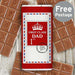 Personalised 1st Class Milk Chocolate Bar Free UK Delivery - Myhappymoments.co.uk