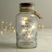 Personalised In Loving Memory LED Glass Jar | Memorial Candle