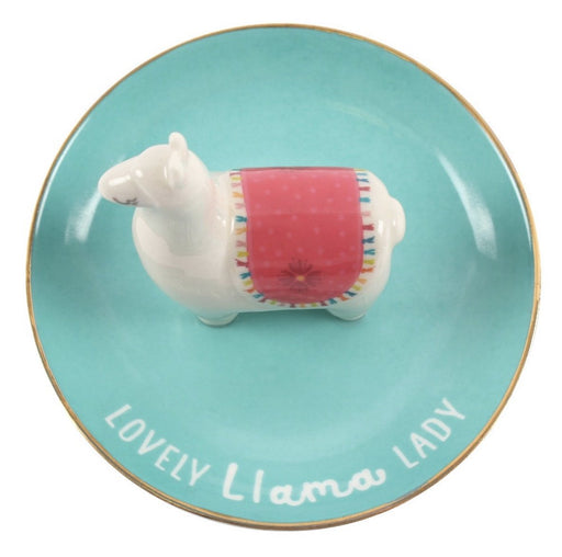 Lovely Llama Lady Jewellery Dish
