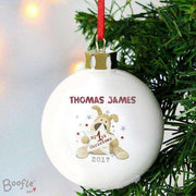 Personalised Boofle My 1st Christmas Bauble - Myhappymoments.co.uk