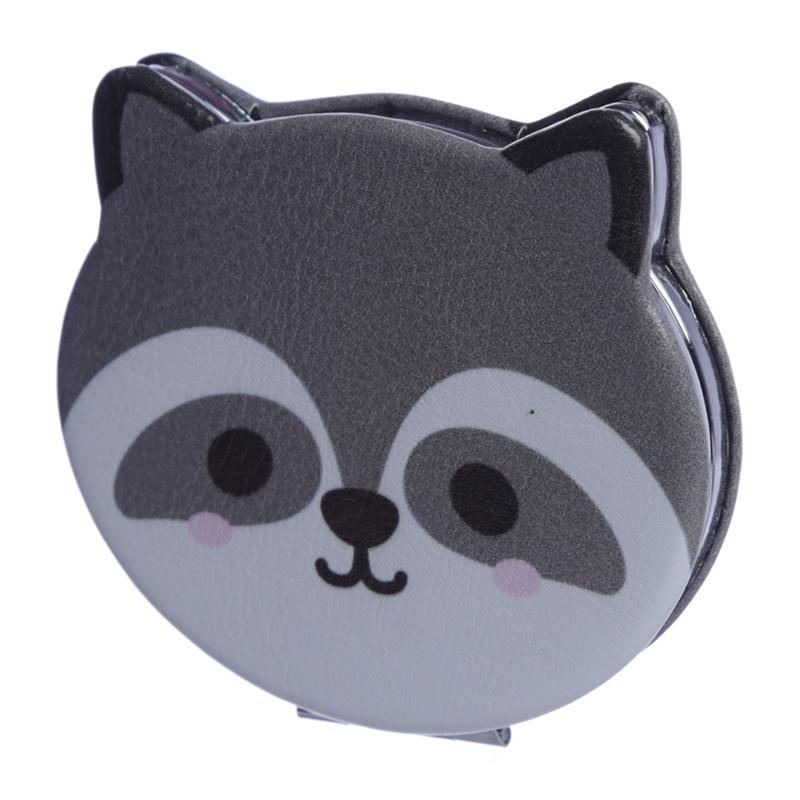 Raccoon Shaped Compact Mirror
