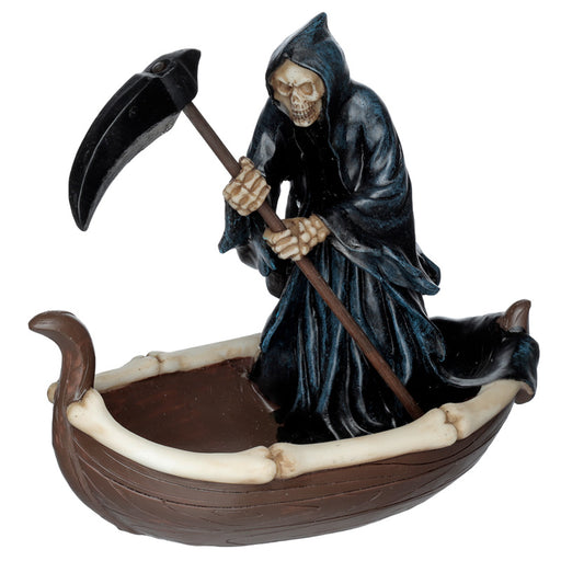 The Reaper Ferryman of Death with Scythe Decorative Ornament