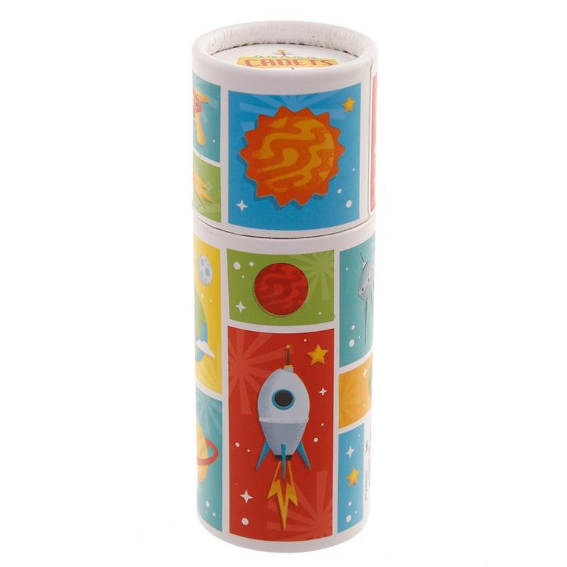 Space Cadet Pencil Pot with Colouring Pencils