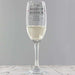 Personalised Maid Of Honour Champagne Glass Flute - Myhappymoments.co.uk