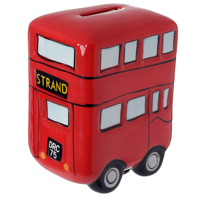 Novelty Ceramic London Red Routemaster Bus Money Box