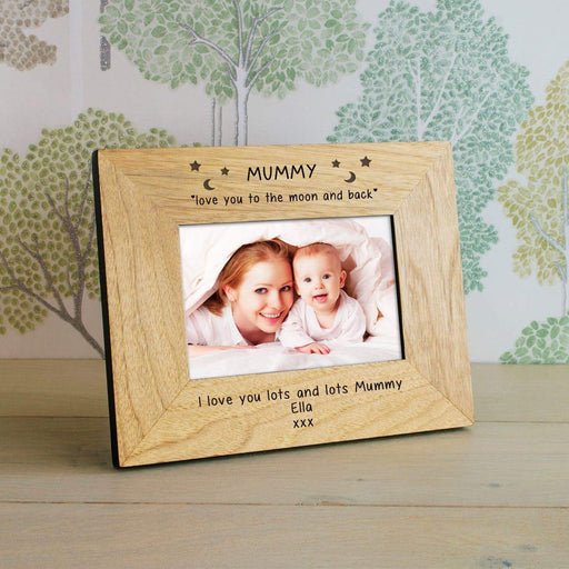 Personalised Mummy Love You To The Moon And Back Photo Frame - Myhappymoments.co.uk