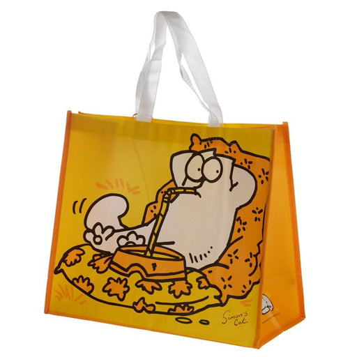 Simon's Cat Yellow Shopping Bag