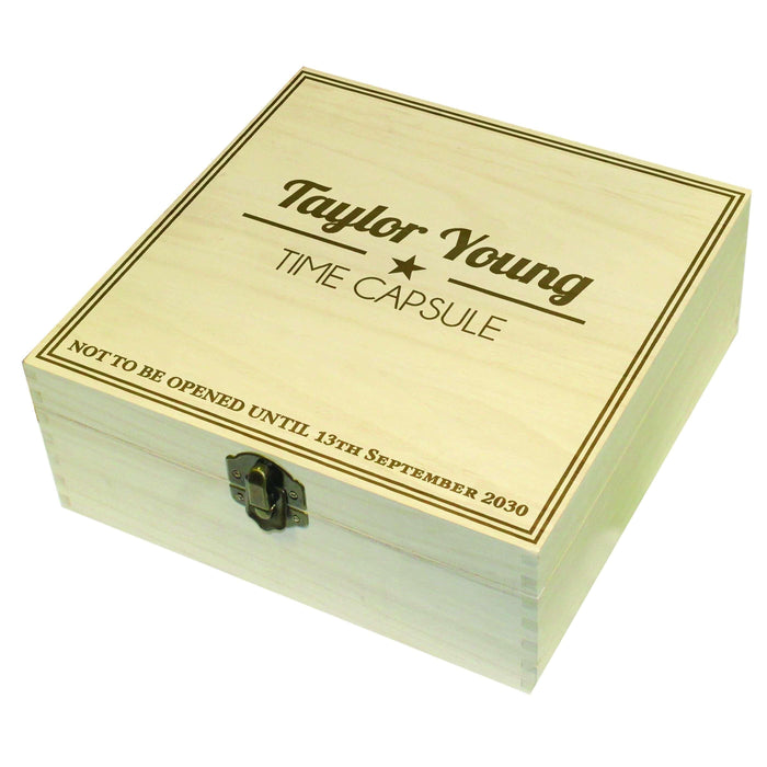 Personalised Time Capsule Memory Box - Myhappymoments.co.uk
