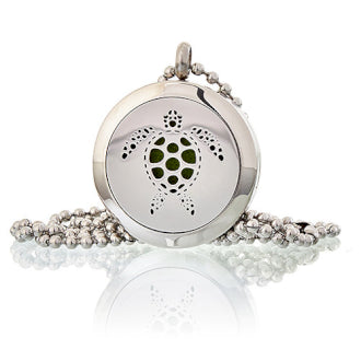 Aromatherapy Diffuser Necklace - Turtle 25mm