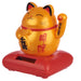 Waving Lucky Cat Solar Dashboard Pal - Yellow