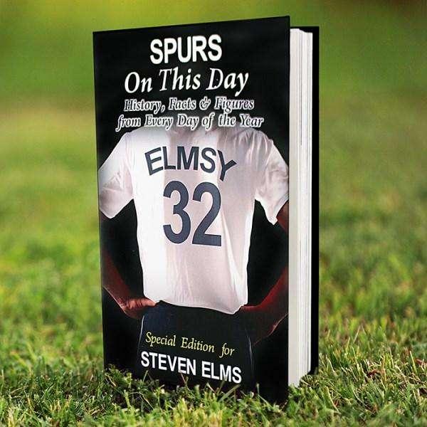 Personalised Spurs On This Day Book - Myhappymoments.co.uk