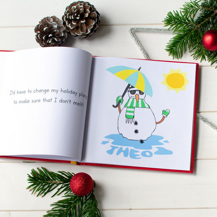 Personalised I’d Rather Be A Snowman Story Book