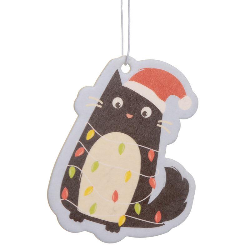 Festive Feline Lights Cat Nutmeg Air Freshener