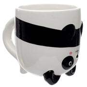 Novelty Upside Down Ceramic Shaped Panda Mug