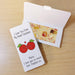 Personalised I Love You From My Head Tomatoes White Chocolate Card