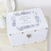 Personalised Soft Watercolour White Leatherette Keepsake Box - Myhappymoments.co.uk