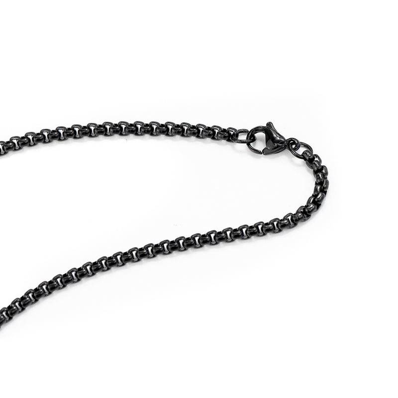 Personalised Men's Tyretread Stone Necklace