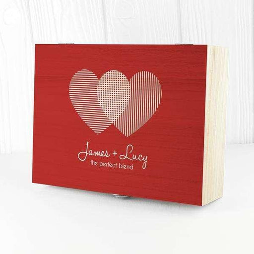 Personalised Pukka Tea Hearts Tea Lovers Gift Box - Myhappymoments.co.uk
