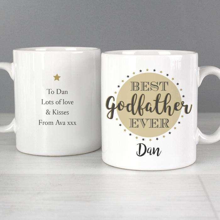 Personalised Best Godfather Mug - Myhappymoments.co.uk
