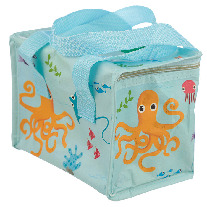 Woven Sealife Cool Insulated Lunch Bag - Myhappymoments.co.uk