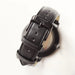 Personalised Men's Architect Minimalist Watch With Jet Black Strap