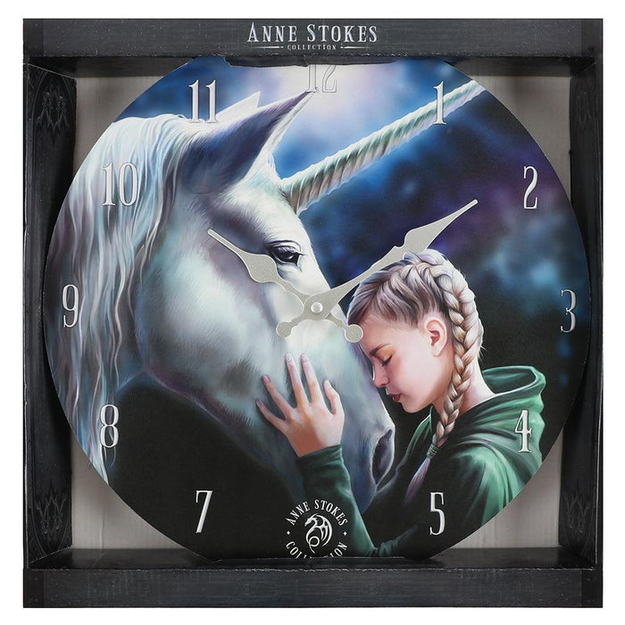 The Wish Wall Unicorn Clock By Anne Stokes