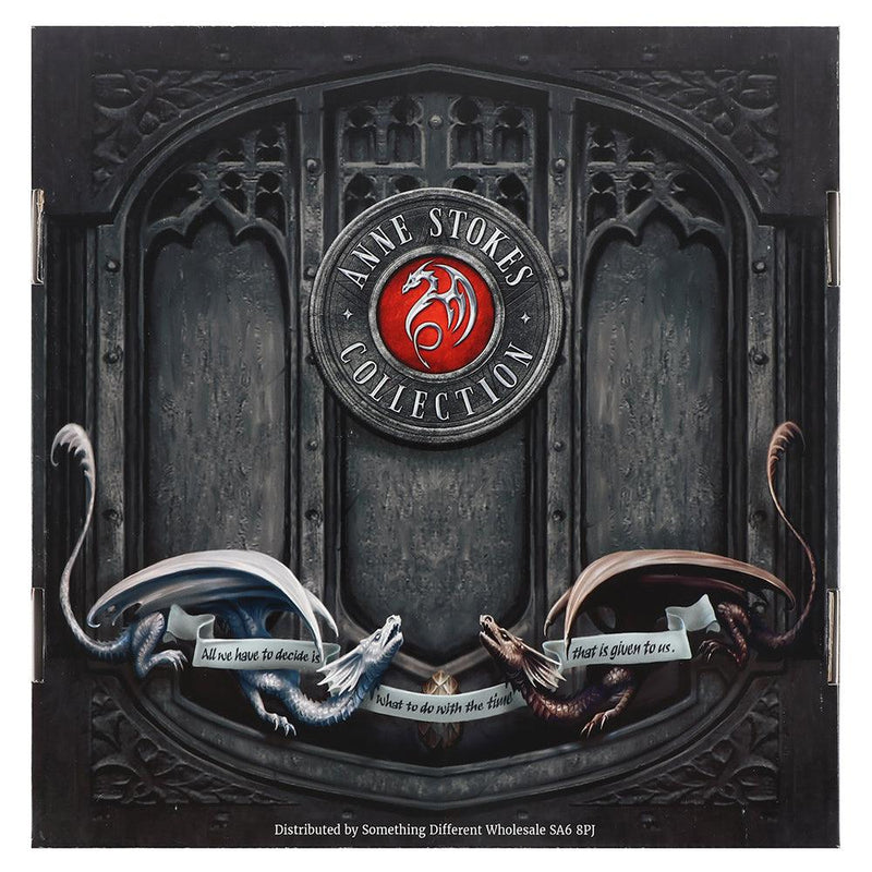 Once Upon a Time Dragon Wall Clock by Anne Stokes